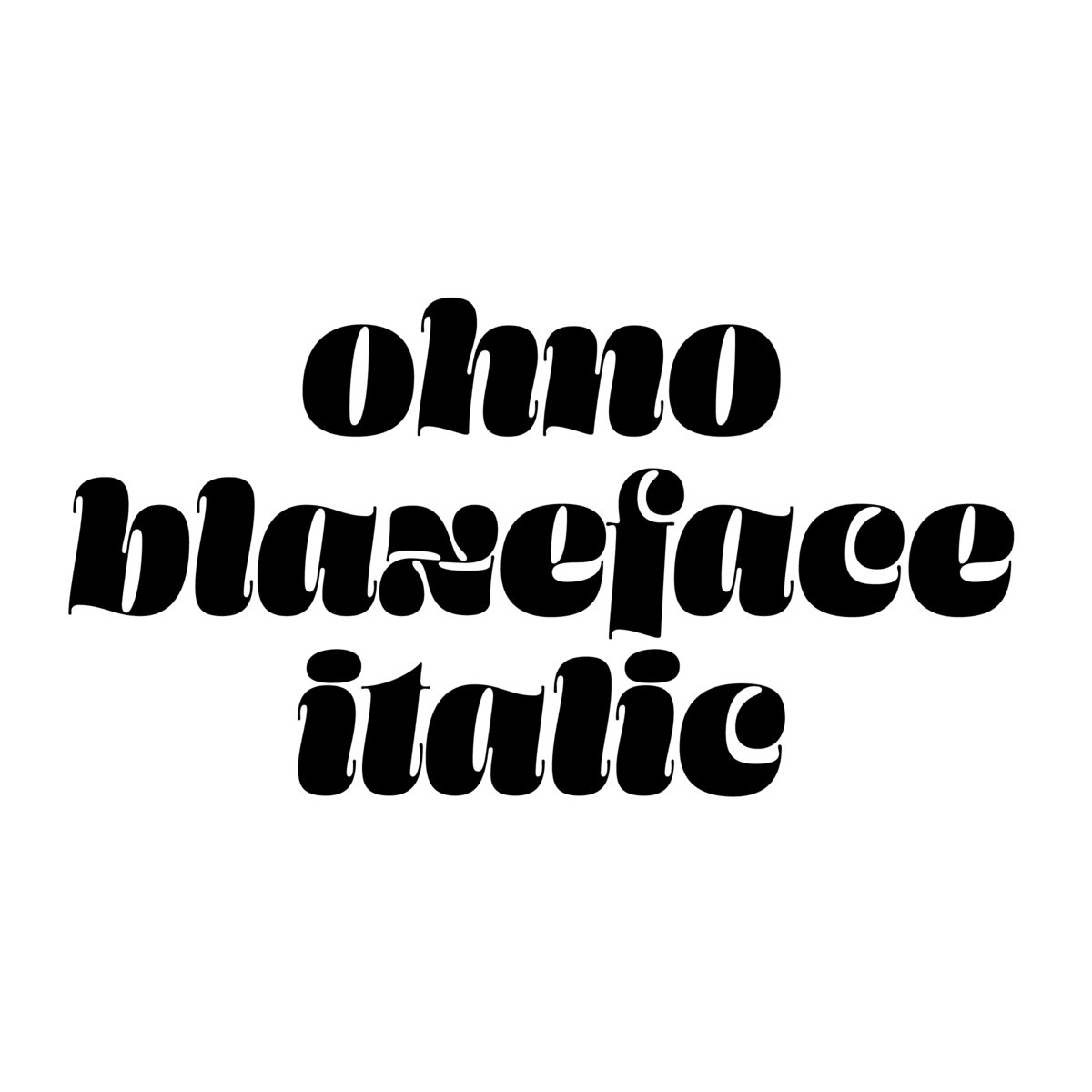 Ohno Blazeface Italic Font插图3