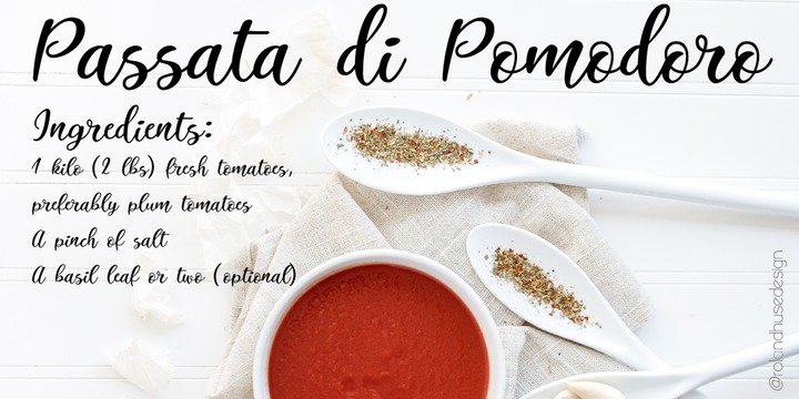 Italian Breakfast Font插图3