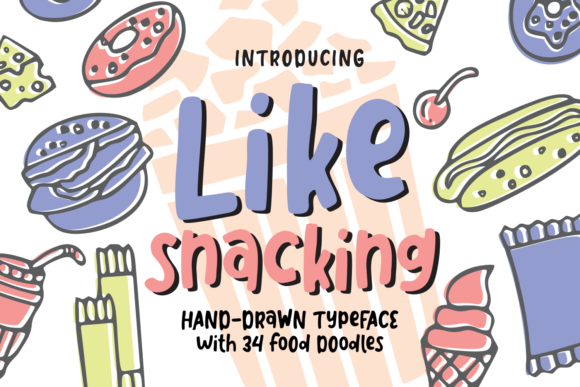 Like Snacking Font插图