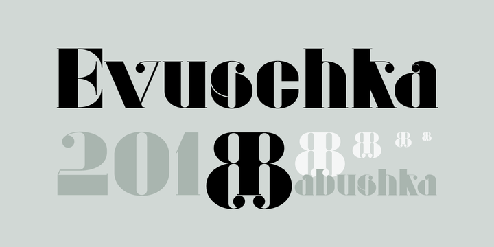Evuschka Font插图3