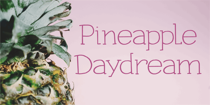 Pineapple Daydream DEMO font插图
