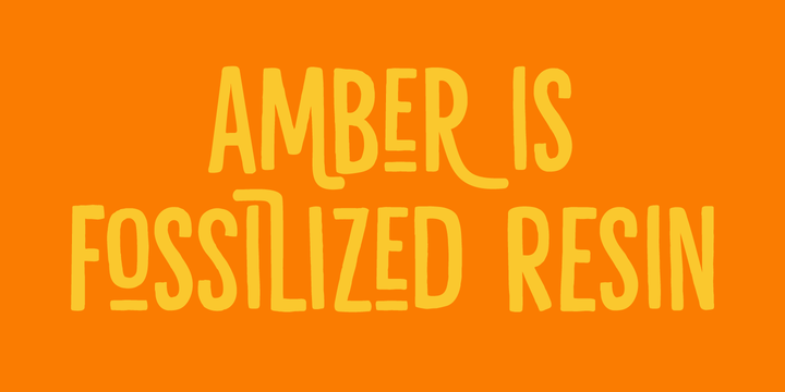 Liquid Amber Font插图1