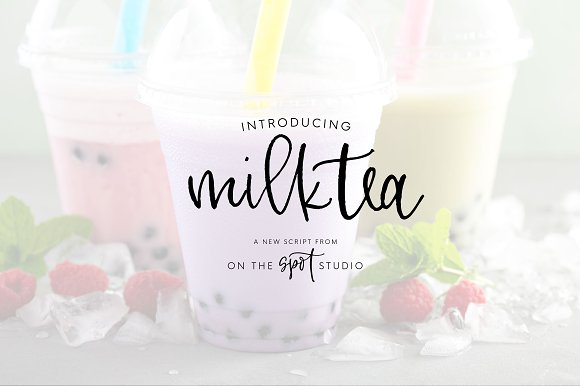 MilkTea Font插图