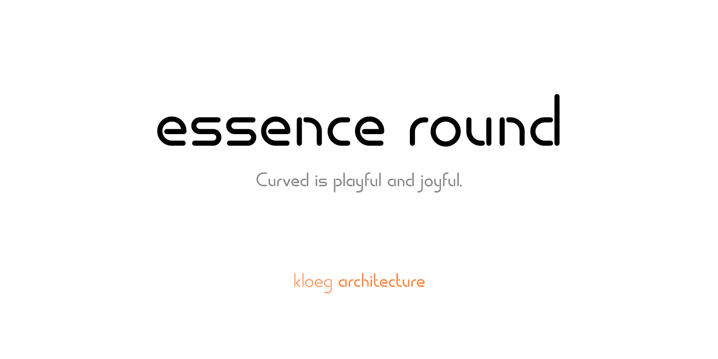 Essence Round Font Family插图