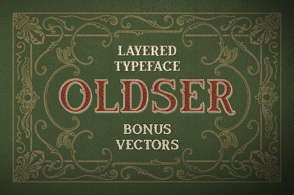 Oldser Font Family插图