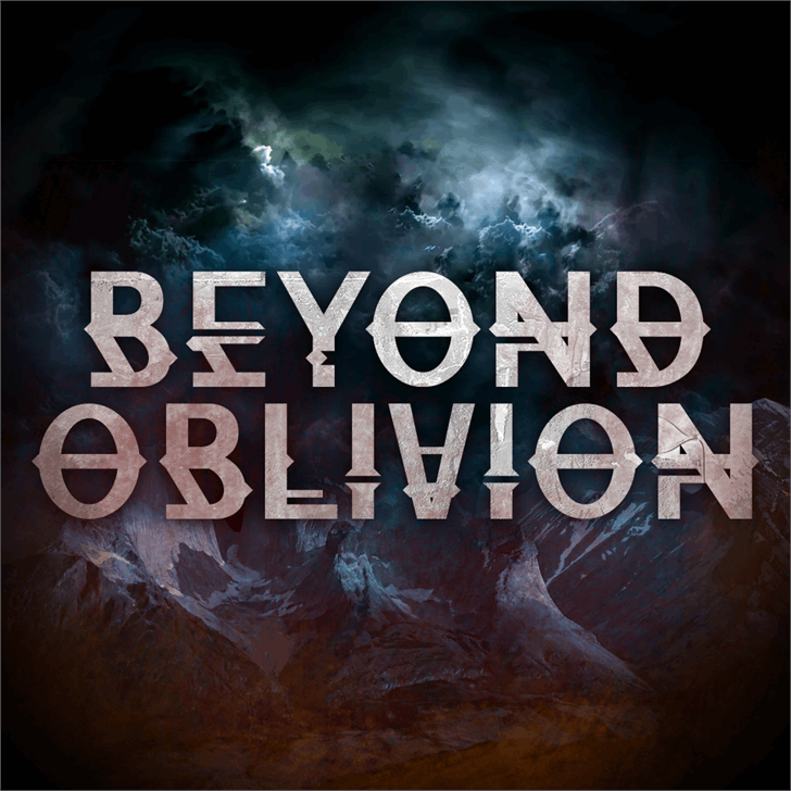 Beyond Oblivion Personal Use font插图2