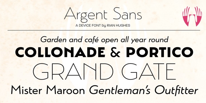 Argent Font Family插图3