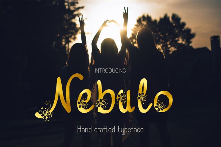 Nebulo font插图