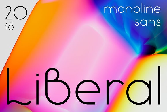 Liberal (free font of the week)插图