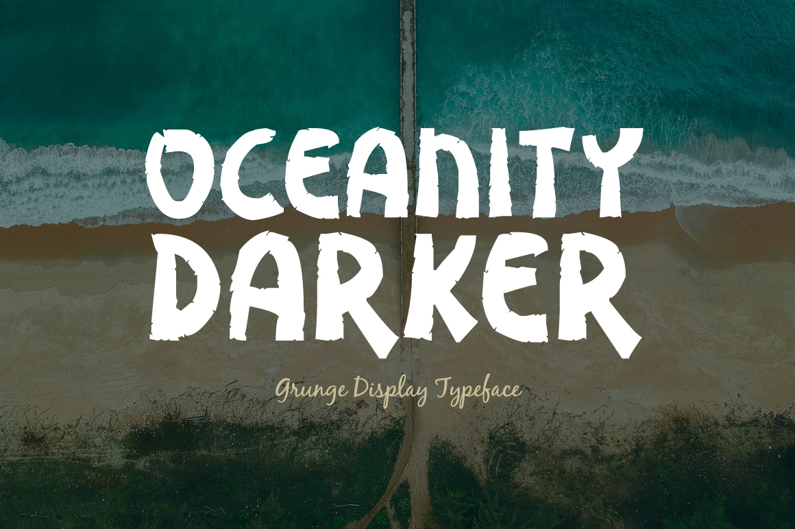 Oceanity Darker Regular Font插图
