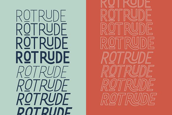 Rotrude Sans (16 FONTS)插图1