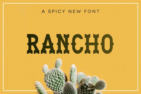 Rancho Font插图