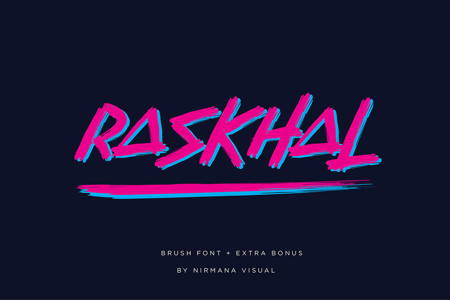 Raskhal Plus Extra Bonus Font插图