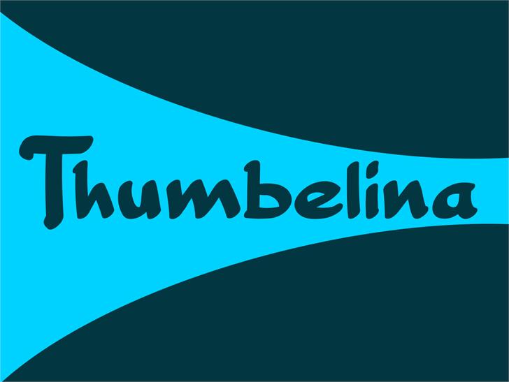 Thumbelina font插图