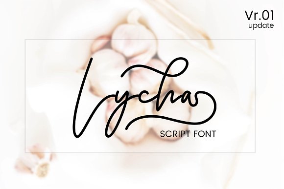 Lycha Font插图1