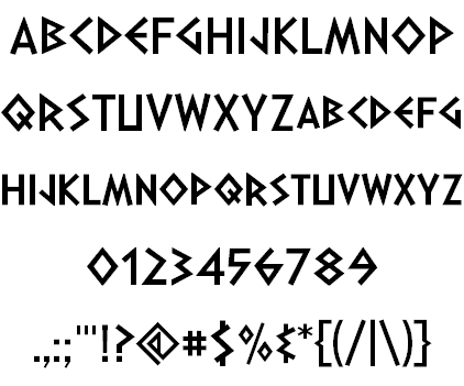 Dalek Pinpoint font插图1