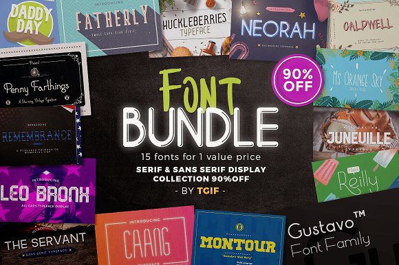 Font Bundle with Value Price插图