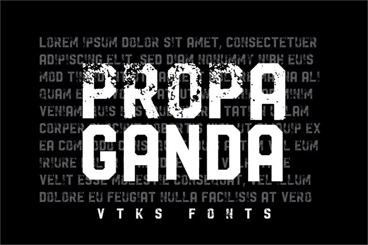 Vtks Propaganda font插图