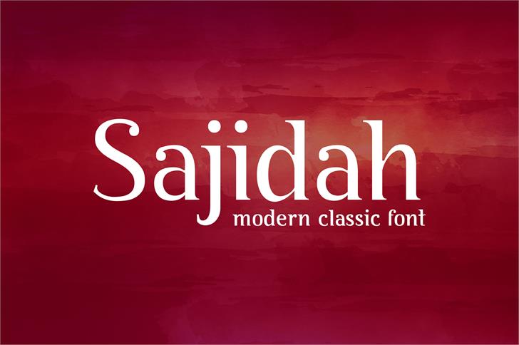 BY Sajidah font插图4