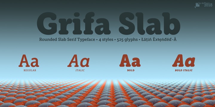 Grifa Slab Font Family插图4