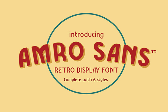 Amro Sans Family Font Family插图