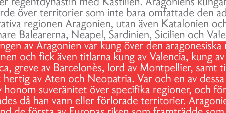 Aragon Sans Font Family插图3