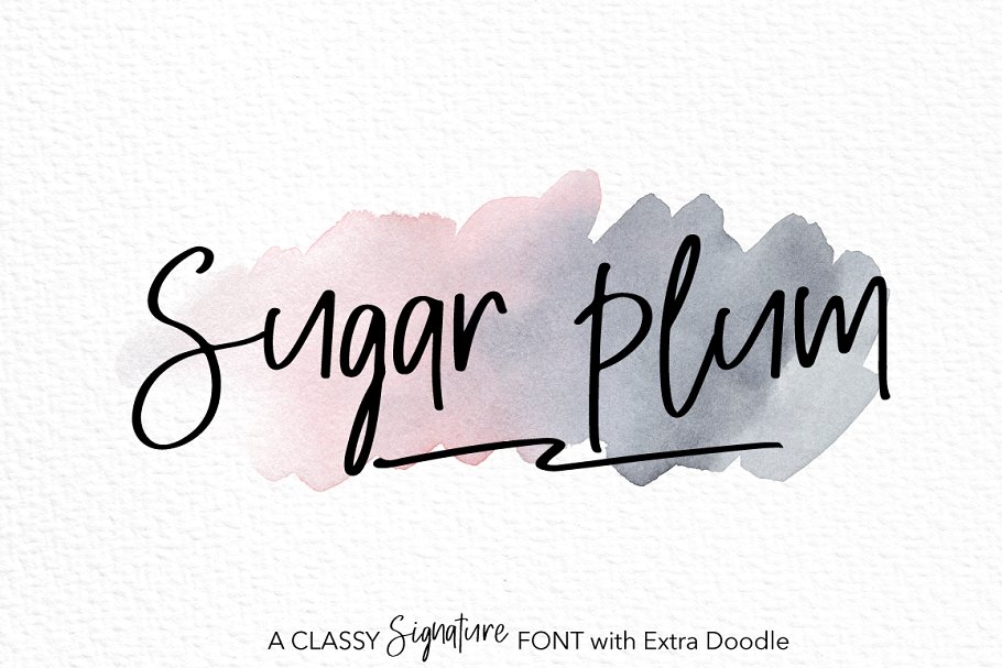 Sugar Plum with Extra Doodle Font插图