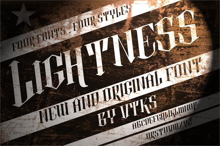 vtks lightness 2 font插图