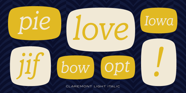 Claremont Font Family插图6