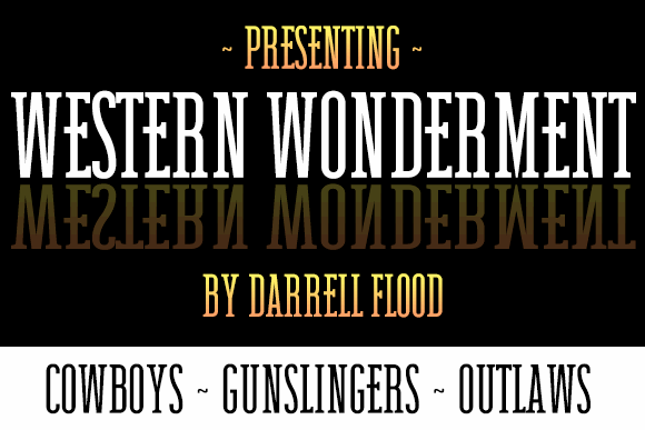 Western Wonderment font插图