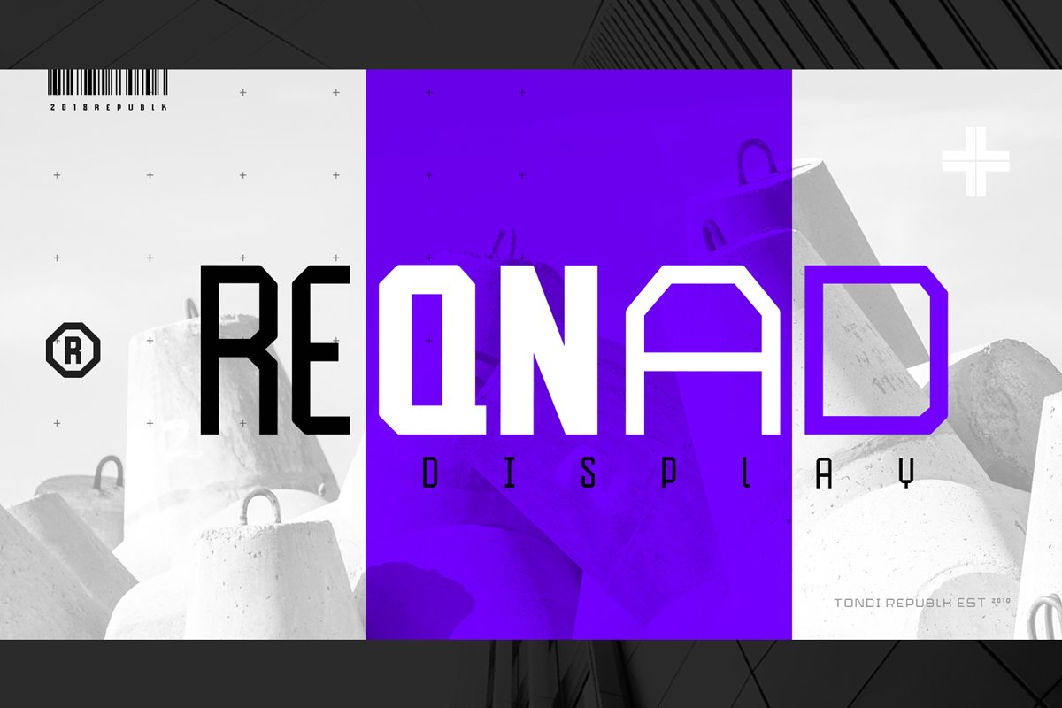 Reqnad Display Font Collection插图