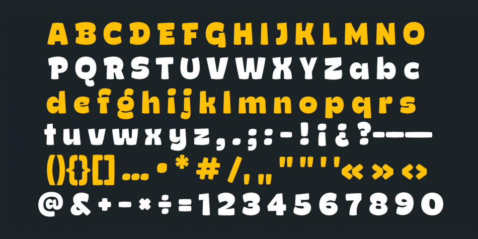Ding Heavy Font Family插图1