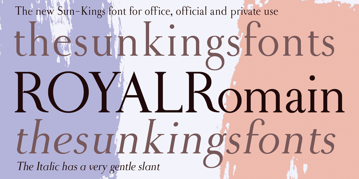 Royal Romain Font插图2