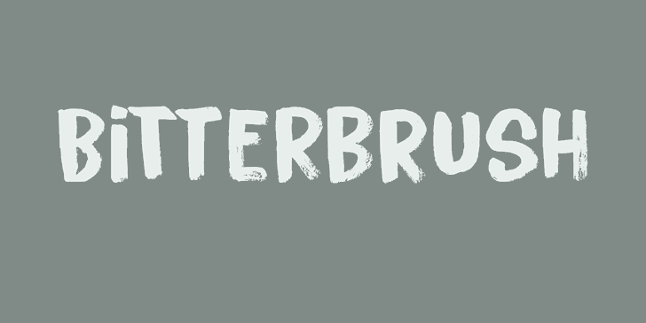 Bitterbrush DEMO font插图