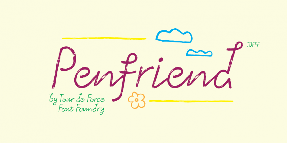 Penfriend Font插图
