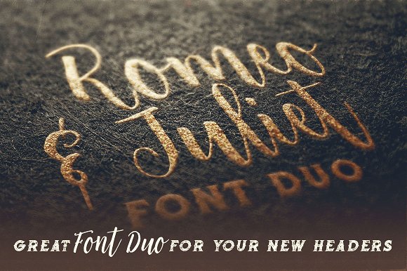 Romeo & Juliet Font Duo插图3