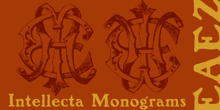 Intellecta Monograms Font Family插图3