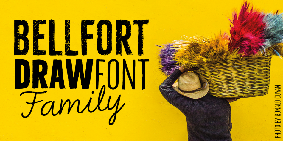 Bellfort Draw Font Family插图