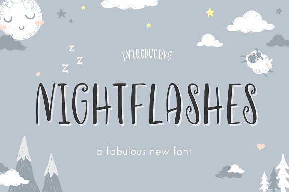 Nightflashes Font插图