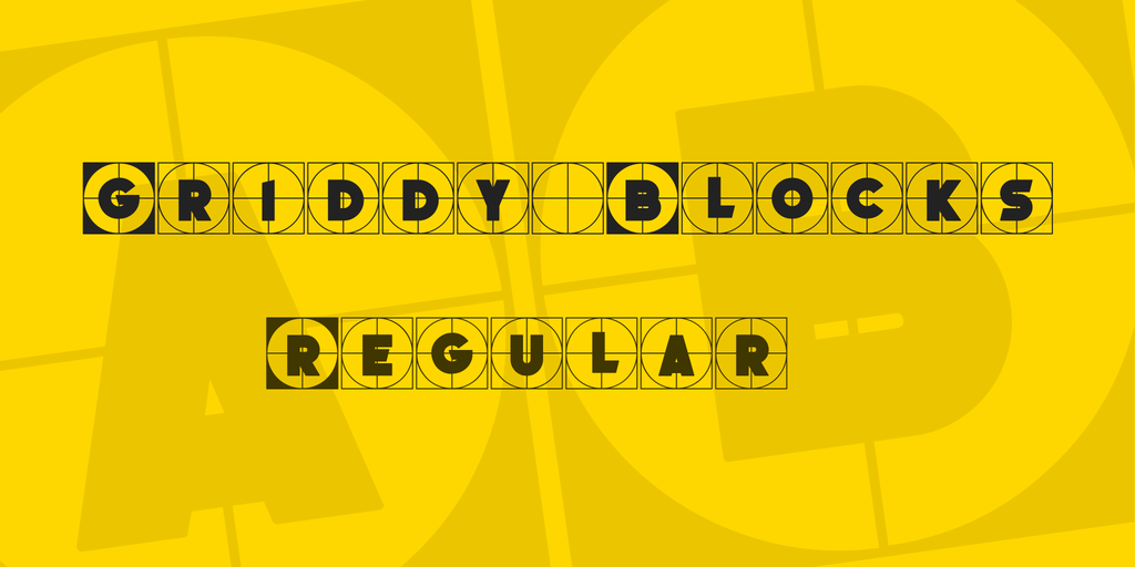 Griddy Blocks Font插图1