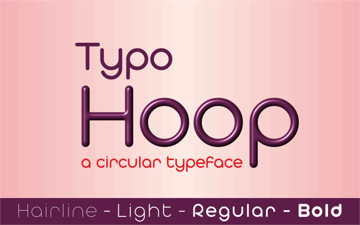 Typo Hoop Demo font插图