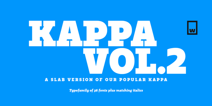 Kappa Vol. 2 Font插图
