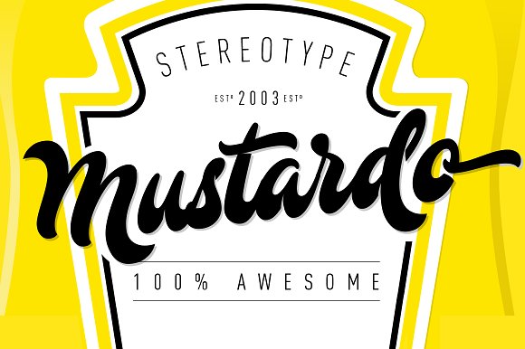 Mustardo Font插图