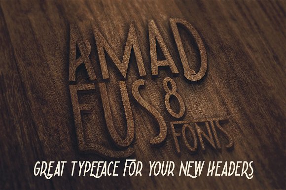 Amadeus – Display Font插图4