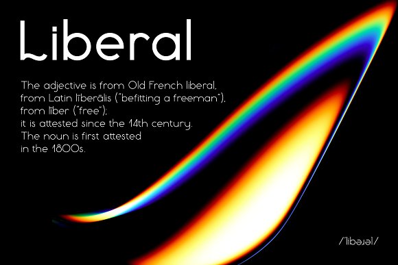 Liberal (free font of the week)插图2