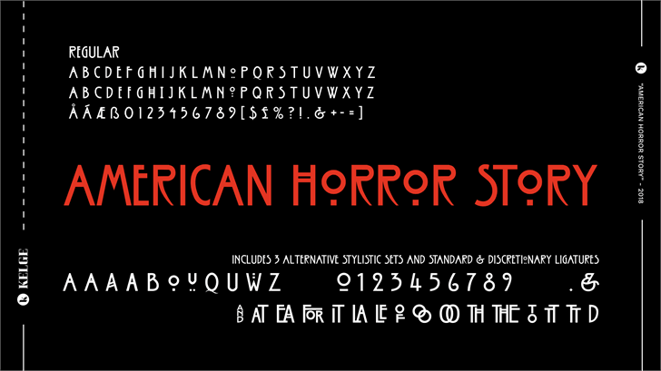 American Horror Story font插图