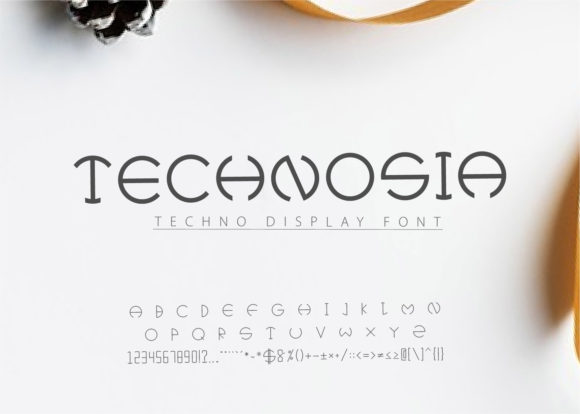 Technosia Font插图1