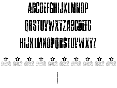 Atlantida PERSONAL USE font插图1