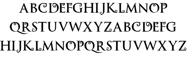 Descendants Alphabet font插图2