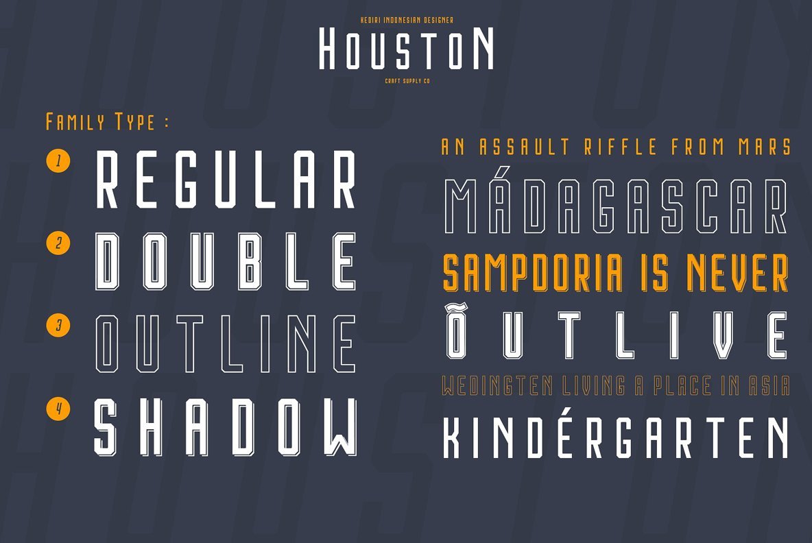 Houston Font Family插图6